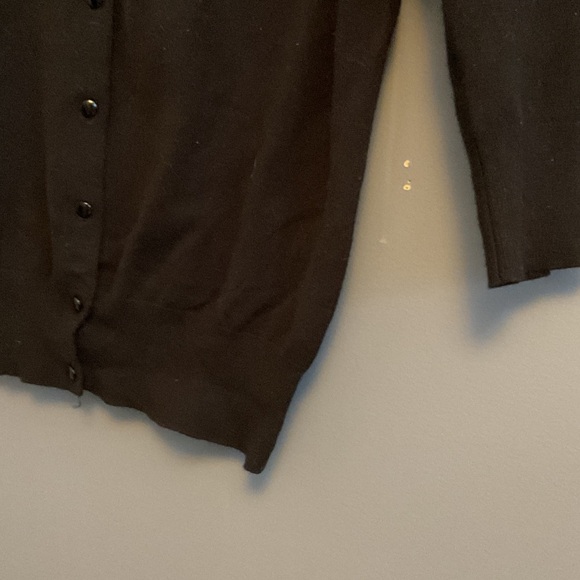 #162 Cyrus Black Women's Cardigan 3/4 sleeve Sz medium ptp 20 - Picture 4 of 6